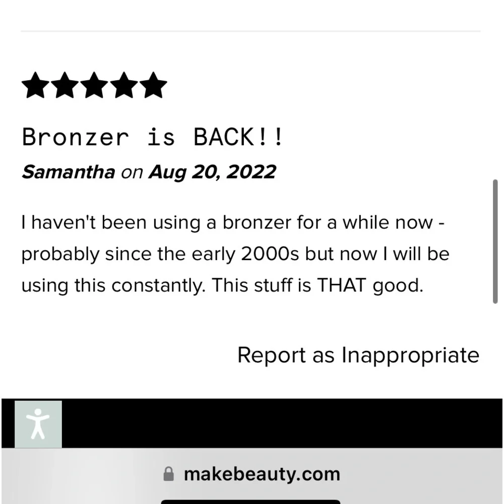 MAKE Skin Mimetic Microsuede bronzer in the shade Equinox